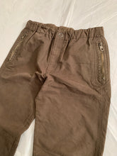 Load image into Gallery viewer, 2000s Armani Mud Brown Flared Military Bondage Pants - Size L