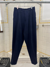 Load image into Gallery viewer, 1980s Katharine Hamnett Navy Center Seamed Work Trousers - Size M