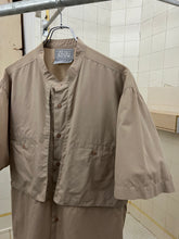 Load image into Gallery viewer, 1980s Marithe Francois Girbaud Light Brown Collarless Chest Pocket Workshirt - Size L