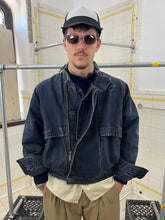 Load image into Gallery viewer, 1980s Marithe Francois Girbaud Dark Denim Double Closure Jacket - Size M