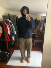 Load image into Gallery viewer, 1940s Vintage WW2 US Navy Dark Blue Gunner Smock - Size XL
