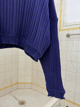 Load image into Gallery viewer, 1980s Marithe Francois Girbaud x Maillaparty Wide Neck Cropped Sweater - Size M