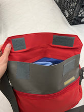 Load image into Gallery viewer, Late 1990s Mandarina Duck Small Red 'Basis' Messenger Bag - Size OS