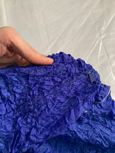 Load image into Gallery viewer, aw1999 Issey Miyake Blue Crinkled Bungee Pants - Size M