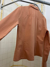 Load image into Gallery viewer, 2000s Mandarina Duck Cropped Dress Shirt with Back and Elbow Detailing - Size S