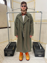 Load image into Gallery viewer, 1980s Katharine Hamnett Iridescent Jade Trench Coat - Size OS