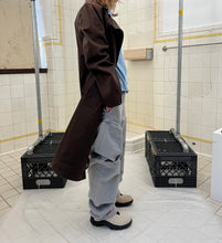 Load image into Gallery viewer, 2000s Mandarina Duck Double Breasted Trench Coat with Back Pleat Detailing - Size XS