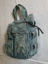 Load image into Gallery viewer, ss2005 Junya Watanabe Denim Cargo Tote Bag -  Size OS