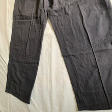 Load image into Gallery viewer, ss1983 Issey Miyake Charcoal Grey Textured Cotton Suit Set - Size L