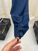Load image into Gallery viewer, 1990s Mickey Brazil Blue Jeans with Cinch Hem Detail - Size M
