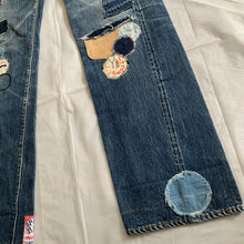 Load image into Gallery viewer, 2000s Yohji Yamamoto x Spotted Horse Repaired Distressed Denim - Size L
