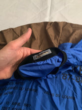 Load image into Gallery viewer, aw1987 Issey Miyake Blue Nylon Circle Pattern Staff Crewneck - Size OS
