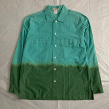 Load image into Gallery viewer, 2000s Issey Miyake Bleached Teal Shirt - Size XL