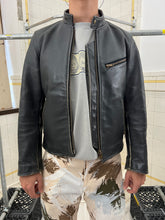 Load image into Gallery viewer, 2000 Comme des Garcons Homme Distressed Cropped Leather Jacket - Size S