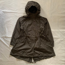 Load image into Gallery viewer, ss2004 Issey Miyake Military Khaki Bungee Cord Long Raincoat - Size M
