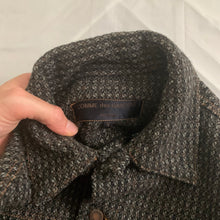 Load image into Gallery viewer, 1997 CDGH Charcoal Grey Textured Tweed Trucker Jacket - Size M