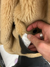 Load image into Gallery viewer, aw1994 Issey Miyake Faux Mouton Cropped High Neck Flight Jacket - Size L