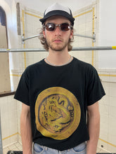 Load image into Gallery viewer, 1980s Armani Dragon Emblem Print Tee - Size L