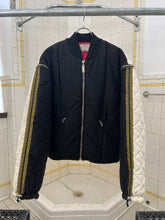 Load image into Gallery viewer, 1990s Armani Quilted Bomber with Removable Sleeves and Arm Cinch Detail - Size L