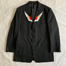 Load image into Gallery viewer, aw2002 Yohji Yamamoto Wing Embroidered Lapel Blazer - Size XL