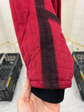 Load image into Gallery viewer, 1980s Armani Heavy Red Cotton Cropped Bomber with Black Contrast Trim Detailing - Size XL