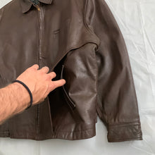 Load image into Gallery viewer, 1980s CDGH Brown Paneled Leather Work Jacket - Size OS