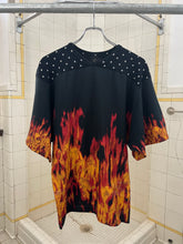 Load image into Gallery viewer, aw2004 Bernhard Willhelm Flame Football T-Shirt - Size M