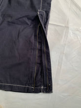 Load image into Gallery viewer, ss2007 Issey Miyake Faded Black Tactical Pants with Contrast Stitching - Size XL