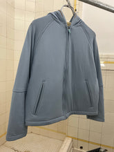 Load image into Gallery viewer, Late 1990s Mandarina Duck Contemporary Baby Blue Zip-up Hoodie - Size S