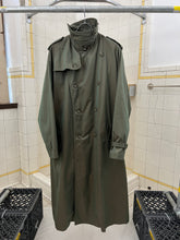 Load image into Gallery viewer, 1980s Katharine Hamnett Iridescent Jade Trench Coat - Size OS