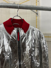 Load image into Gallery viewer, aw1996 Issey Miyake Sample Metallic Astro Moto Jacket - Size L