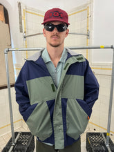 Load image into Gallery viewer, 1990s Mickey Brazil Colorblock Rain Jacket - Size L
