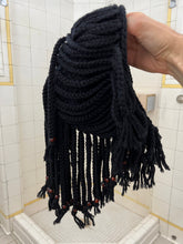 Load image into Gallery viewer, 2000s Issey Miyake Beaded and Braided Wool Knit Hat - Size OS