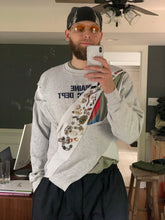 Load image into Gallery viewer, ss2021 Per Gotesson Slashed Vintage "Maine Athletic Dept." Crewneck with Vintage Jewelry - Size L/XL