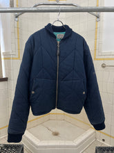 Load image into Gallery viewer, 1990s Armani Cropped Quilted Denim Bomber Jacket - Size L