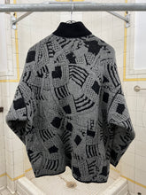 Load image into Gallery viewer, 1980s Marithe Francois Girbaud x Maillaparty Zippered Intarsia Knit Sweater - Size M