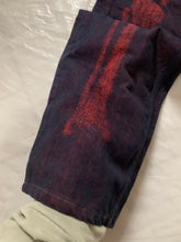Load image into Gallery viewer, ss2008 Issey Miyake APOC Red Skeleton Leg Bone Pants - Size L