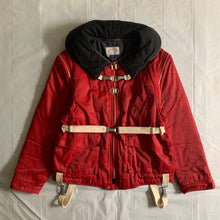 Load image into Gallery viewer, 1990s Armani Red Modular Bondage Jacket - Size L