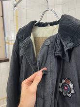 Load image into Gallery viewer, 1980s Armani Padded Cropped Hooded Bomber - Size M