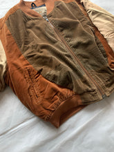 Load image into Gallery viewer, 1990s Armani Painted Corduroy and Velour Bomber - Size XL