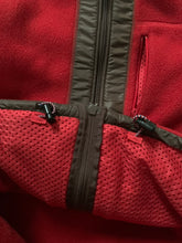 Load image into Gallery viewer, aw2000 Issey Miyake Red Fleece Technical Jacket - Size M