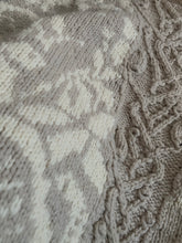 Load image into Gallery viewer, 2000s Yohji Yamamoto Intarsia and Cable Knit Mixed Turtleneck - Size M