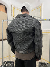 Load image into Gallery viewer, 1990s Dexter Wong Textured Synthetic Cropped Trucker Jacket - Size M