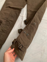 Load image into Gallery viewer, 2000s Armani Mud Brown Flared Military Bondage Pants - Size L