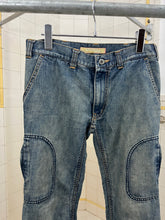 Load image into Gallery viewer, ss2005 Junya Watanabe Blue Jeans with Zip Thigh Pockets - Size S