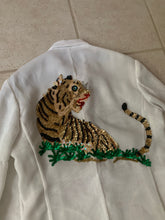 Load image into Gallery viewer, ss1998 Issey Miyake Mesh Blazer with Tiger Sequins - Size S