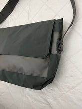 Load image into Gallery viewer, Late 1990s Mandarina Duck Slate Green Messenger Bag - Size OS