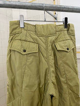 Load image into Gallery viewer, 1990s Armani Textured Iridescent Yellow Nylon Snow Pants - Size M