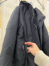 Load image into Gallery viewer, Late 1990s Mandarina Duck Black Hooded Down Parachute Parka - Size L