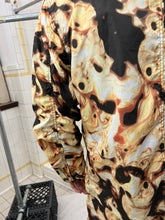 Load image into Gallery viewer, aw2010 Issey Miyake Articulated Sleeve Nylon Lava Graphic Jacket - Size XL